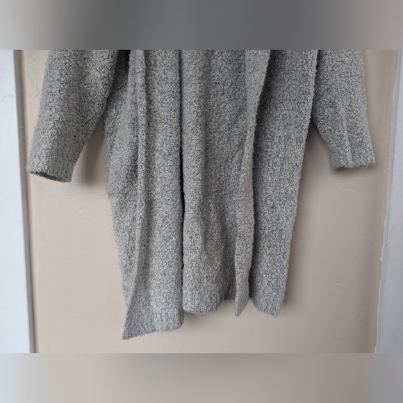 LOFT Wool & Alpaca Blend Long Oversized Cardigan Sweater, Gray (SIZE XS/S) - Picture 3 of 13